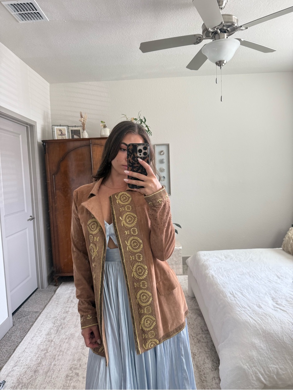RARE Free People Brenda Knight S lambskin jacket